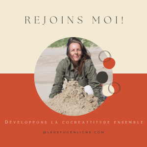 rejoins moi dans Le REFUGE en Ligne CoCreattitude hors reseaux sociaux avec Annette
